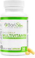 BariSlim Multivitamínico Bariátrico Una Vez al Día - 45mg de Hierro - Post Cirugía Bypass y Manga Gástrica | 30 Días