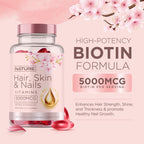 Built by Nature Vitaminas para Cabello, Piel y Uñas, 120 Cápsulas Blandas