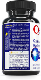 Quantum Nucleotide Complex - 90 Vegetarian Capsules - Immune Support with Beta-Glucan and Nucleotides