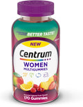 Centrum MultiGummies para Mujeres 18+ - Gominolas Multivitamínicas, Sabor Fruta Natural, 170 unidades