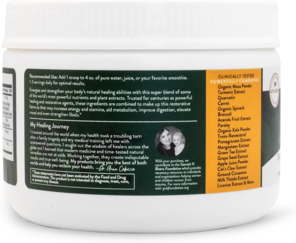 VIDAPURA Mighty Maca Plus Mango – Superfood Greens en Polvo