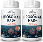 Fabamax 1600 mg Liposomal NAD+ - 98% Pureza, Absorción Superior, 120 Cápsulas Blandas