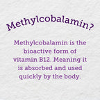 Webber Naturals Vitamina B12 250 mcg Metilcobalamina, 200 Comprimidos Sublinguales