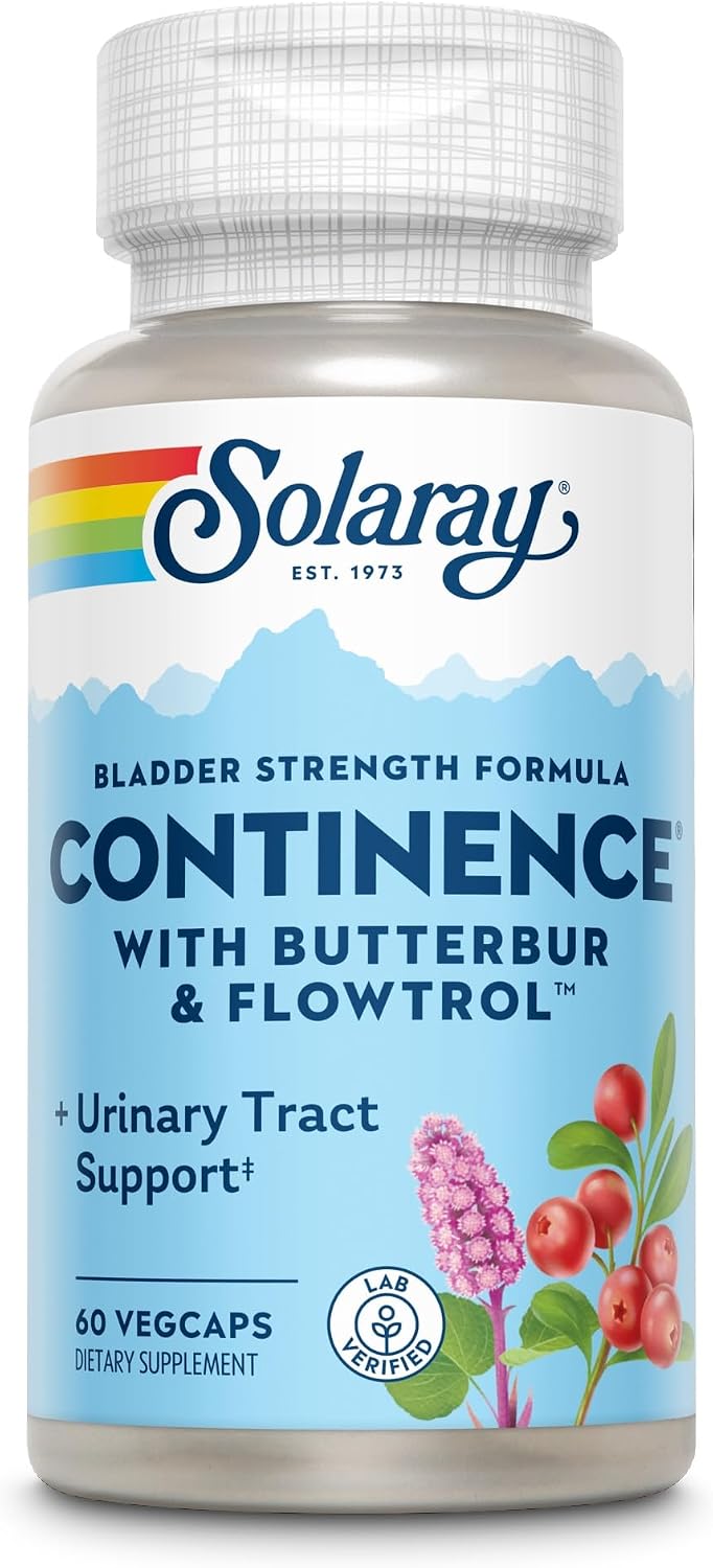 SOLARAY Continence con Flowtrol, 60 cápsulas vegetales