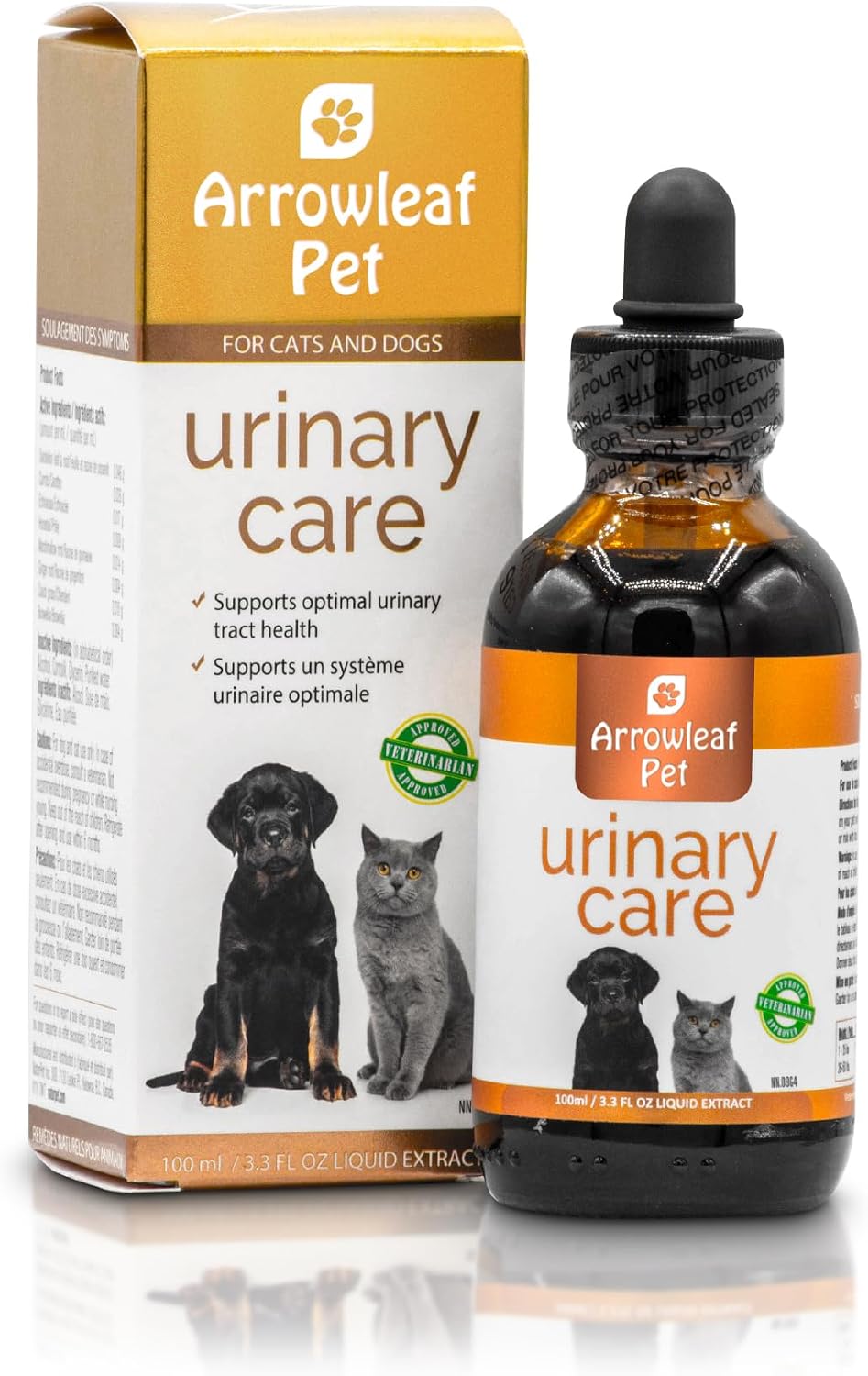 Urinary Care para Gatos y Perros – Tintura Herbal para el Soporte del Tracto Urinario 100 ml