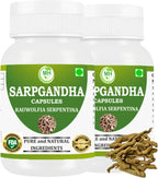 Cápsulas de Sarpgandha (Rauwolfia serpentina) de Morsan Healthcare, Paquete de 4 x 60 cápsulas veganas de 500 mg