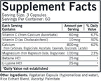 Kirkman Bone Support - Suplemento de Calcio para Huesos, 180 Cápsulas Vegetarianas