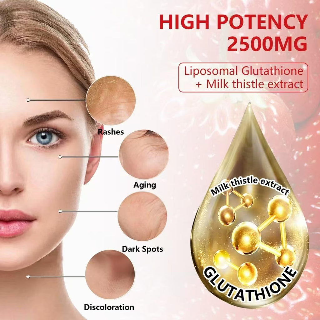 Gominolas de Glutatión Liposomal 2500 mg con Vitamina C y Cardo Mariano - Oakevlp