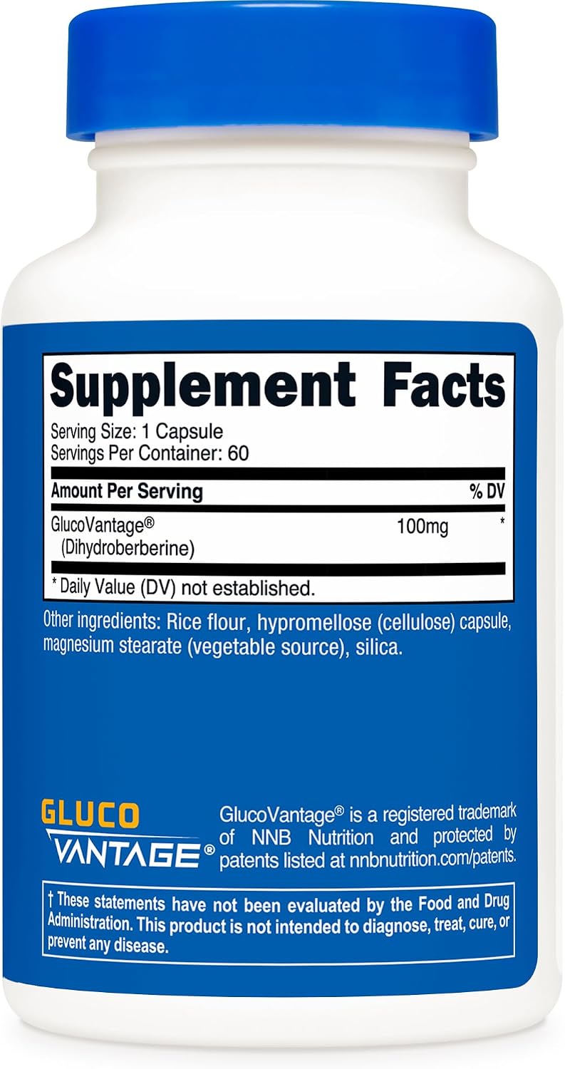 Nutricost Cápsulas de Dihidroberberina (100 mg, 60 uds)