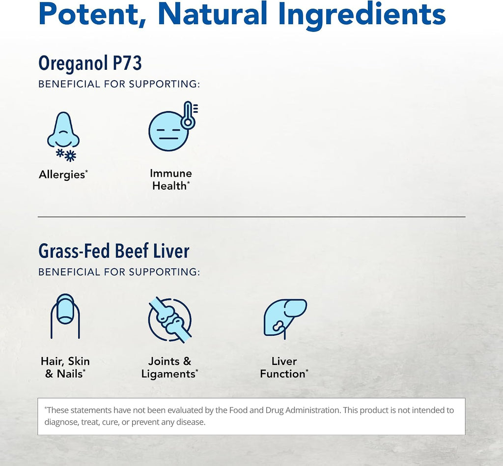 NORTH AMERICAN HERB & SPICE PurelyLiver - 150 Cápsulas (Pack de 2) - Hígado de Ternera 100% Alimentado con Hierba con Vitamina A, B12 y Hierro