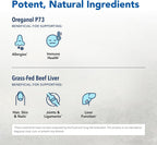 NORTH AMERICAN HERB & SPICE PurelyLiver - 150 Cápsulas (Pack de 2) - Hígado de Ternera 100% Alimentado con Hierba con Vitamina A, B12 y Hierro