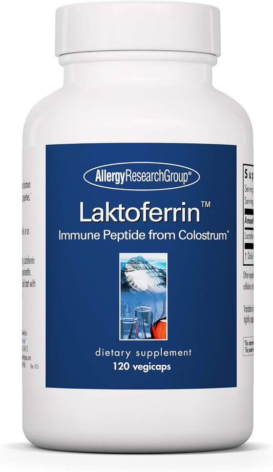 Allergy Research Group ARG Laktoferrin – Lactoferrina 350 mg, 120 Cápsulas