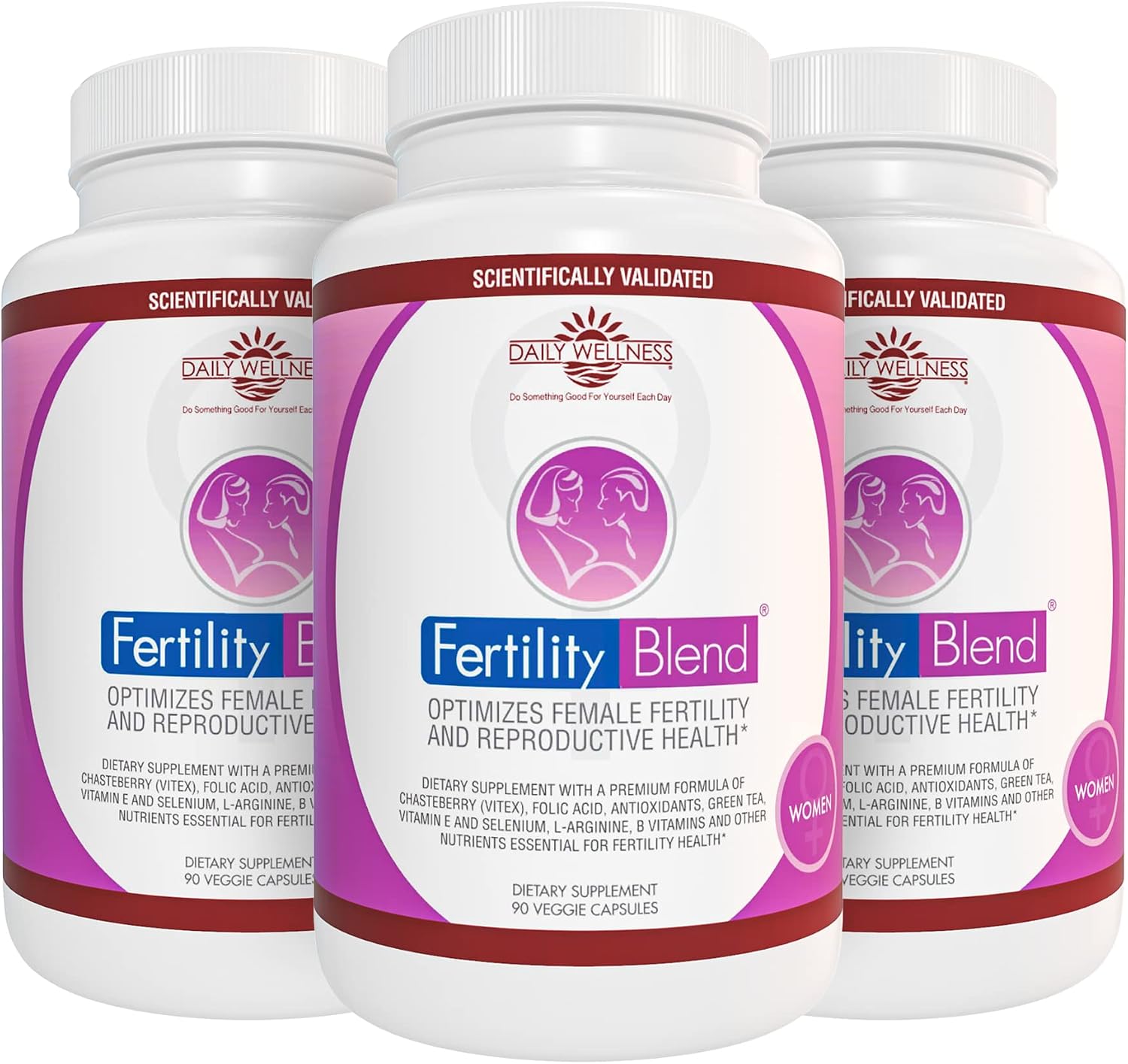 Daily Wellness for Women – Suplemento de bienestar para mujeres con vitaminas, minerales y antioxidantes – Pack de 3