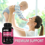 Myo-Inositol y D-Chiro Inositol 40:1 - Suplemento para Mujeres - 2050mg por dosis - 120 Cápsulas