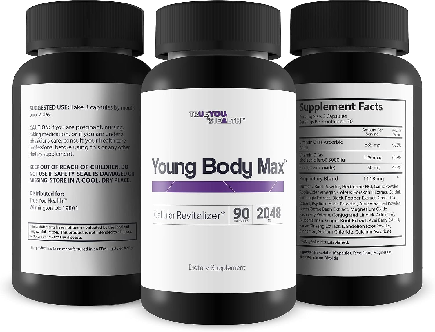 Young Body Max - Revitalizador Celular - Suplemento Antioxidante para la Salud Celular