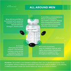 Briyo All Around Men - Multivitamínico para Hombres con 38 Vitaminas, Minerales, Omega 3 y Extractos Vegetales