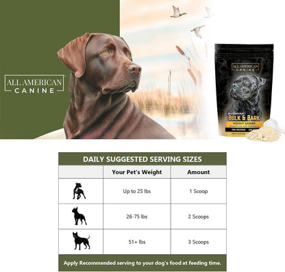 All American Canine - Weight Gainer y Digestive Aid para Perros – Image 7