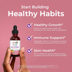 MaryRuth's Organics Multivitamínico con Hierro para Bebés | USDA Orgánico | Gotas Líquidas para Bebés de 6 a 12 Meses | Apoyo Inmunitario y Bienestar General | Vegano | Sin Gluten | 60 ml