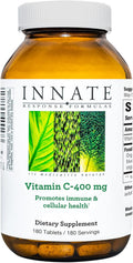 INNATE Response Formulas Vitamina C 400 mg con Alimentos Integrales - 180 Comprimidos