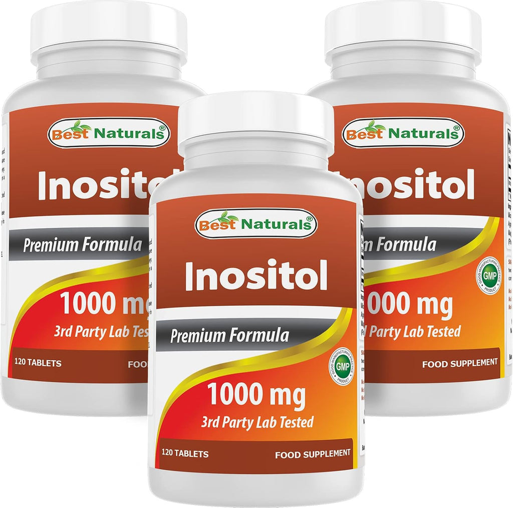 Best Naturals Inositol 1000 mg - 120 Comprimidos