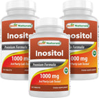 Best Naturals Inositol 1000 mg, 120 Tabletas