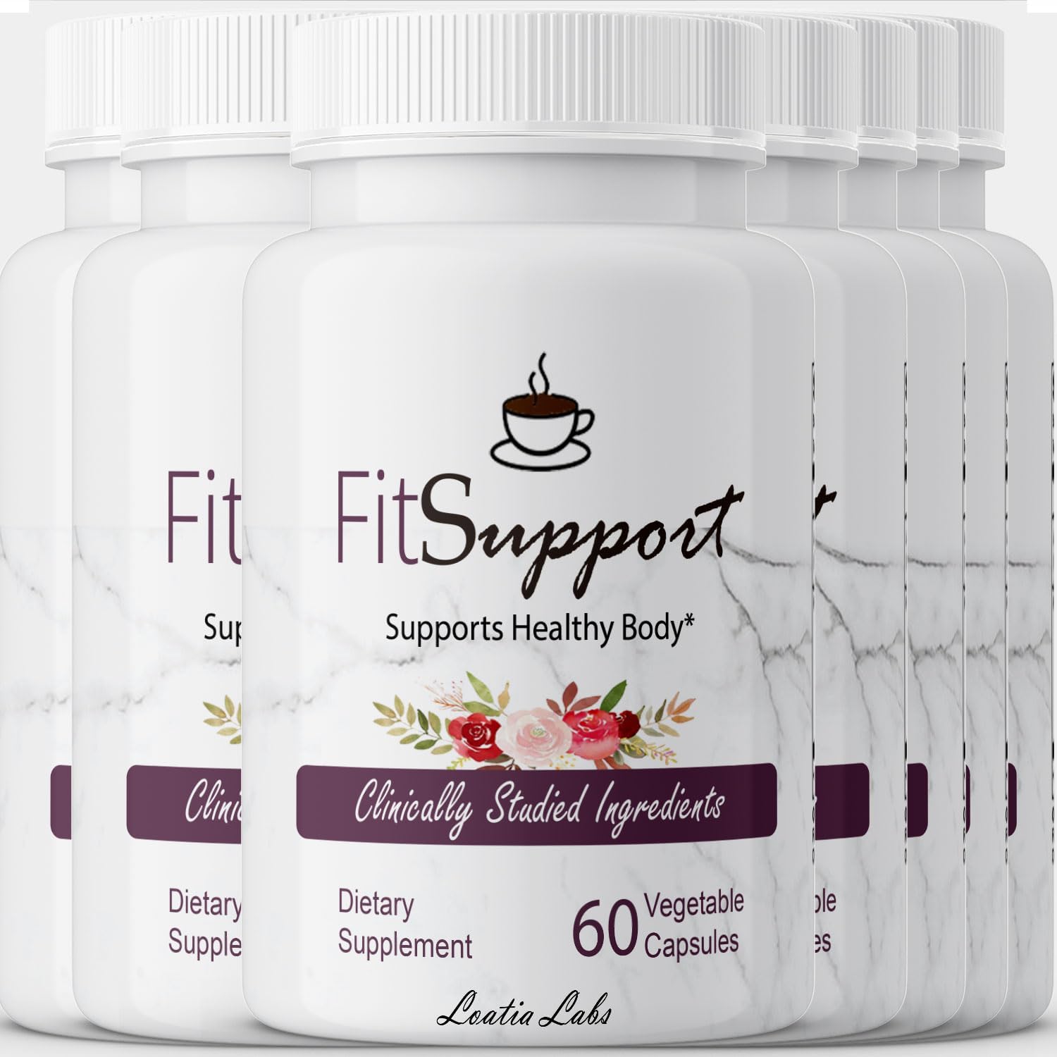 Loatia Labs Fit Support Pills - 60 Cápsulas Vegetales