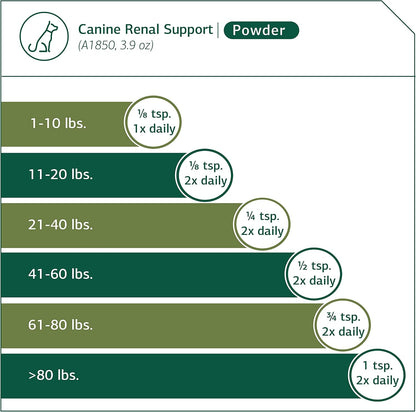 Standard Process Canine Renal Support – Suplemento para perros para la salud de riñones, hígado y corazón – 3.9 oz (70 – Image 4