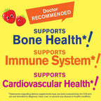 WellYeah Vitamina D3 + K2 para Niños Gominolas - 500 UI D3, 100 mcg K2 MK-7 - Sabor Fresa Natural - 60 Gominolas