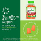 21st Century Daily D Gummies Sabor Fruta - 120 Gominolas, Paquete de 3