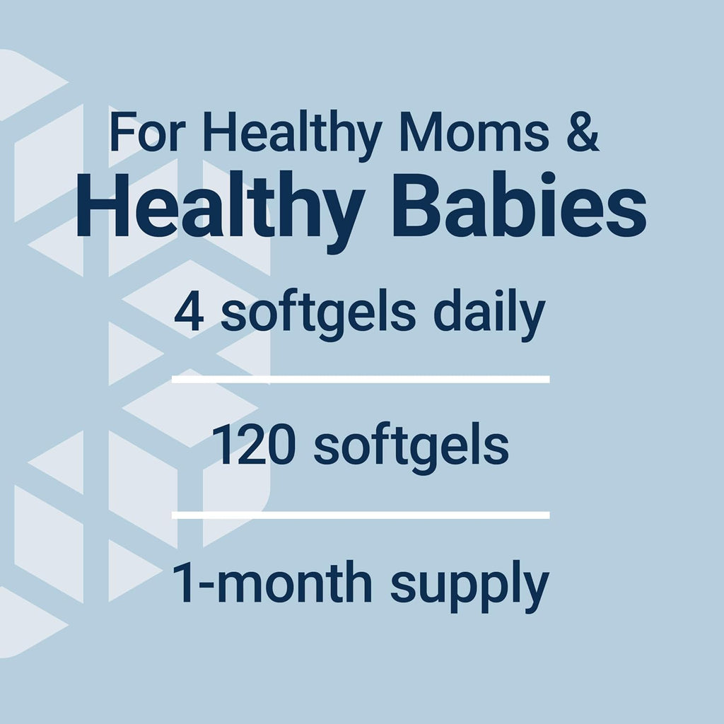 Life Extension Prenatal Advantage - Multivitamínico Prenatal con DHA, Colina y Ácido Fólico Bioactivo, 120 Cápsulas Blandas