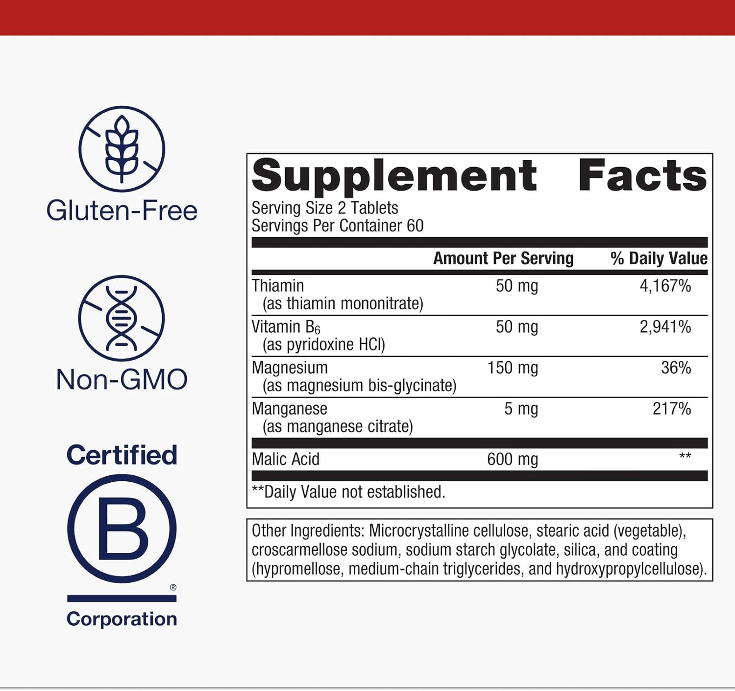 Metagenics Fibroplex - Magnesio, Ácido Málico y Vitaminas B - 120 Comprimidos