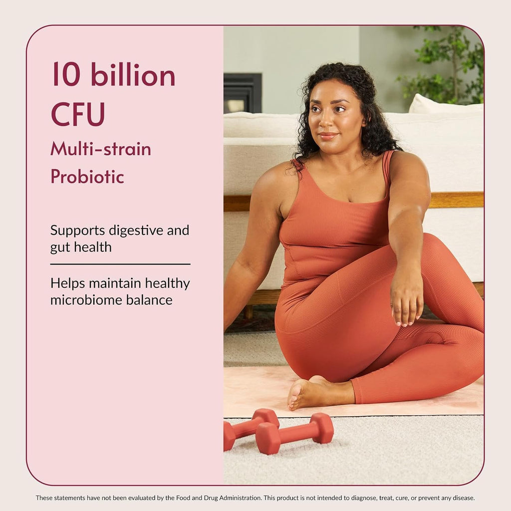 Bariatric Advantage FloraVantage Probiótico Masticable - 10 mil millones de UFC - Sabor a uva - 90 comprimidos