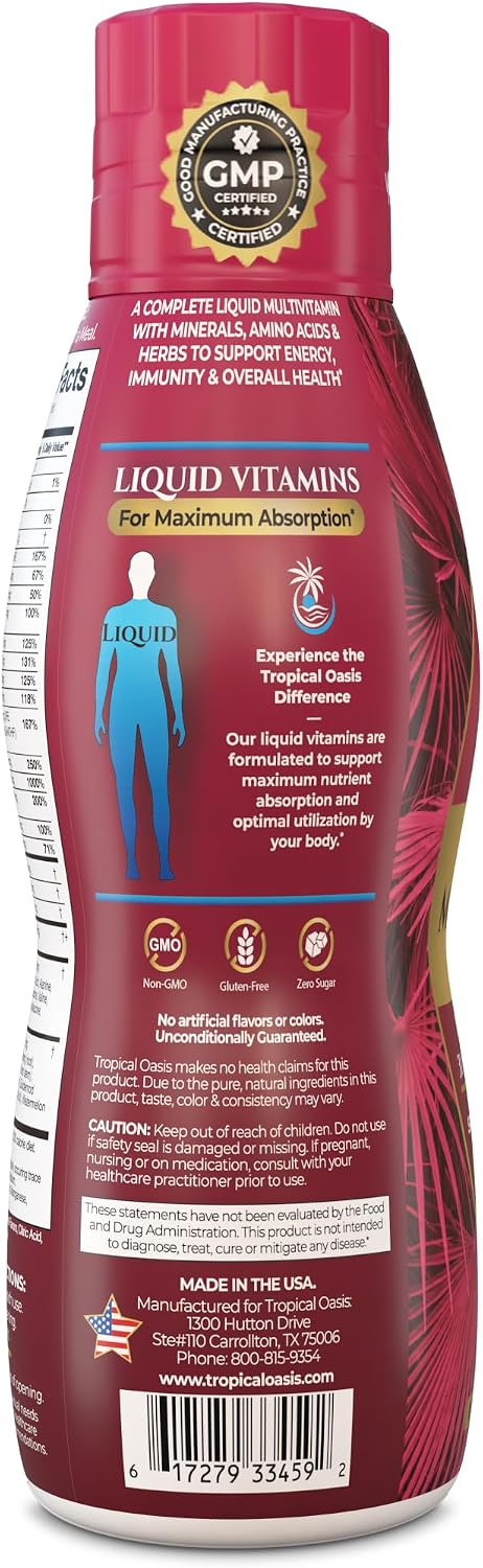 Tropical Oasis Adult Liquid Multivitamin - 473 ml