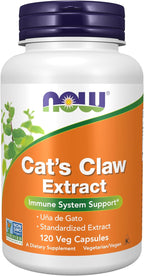 Extracto de Uña de Gato 10:1 (1.5% Estandarizado) - 120 Cápsulas Veganas - NOW Foods