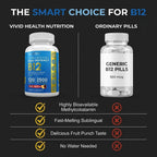 Vitamina B12 Sublingual 2500 mcg - Metilcobalamina - 120 Comprimidos Sabor Fruit Punch