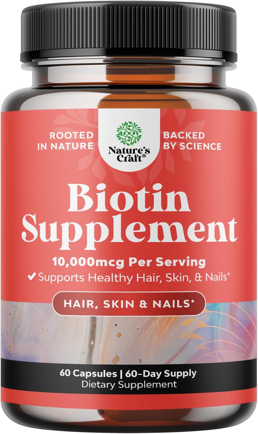 Natures Craft Biotin 10000 mcg - Hair, Skin & Nails