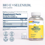 Solaray Bio E con Selenio - 400 UI, 120 Cápsulas Blandas