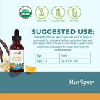 MaryRuth's Organics Multivitamínico con Hierro para Niños de 1 a 3 años, Gotas Líquidas Orgánicas, 59 ml