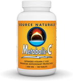 Source Naturals Metabolic C, Vitamina C Optimizada 1000 mg, 100 Comprimidos