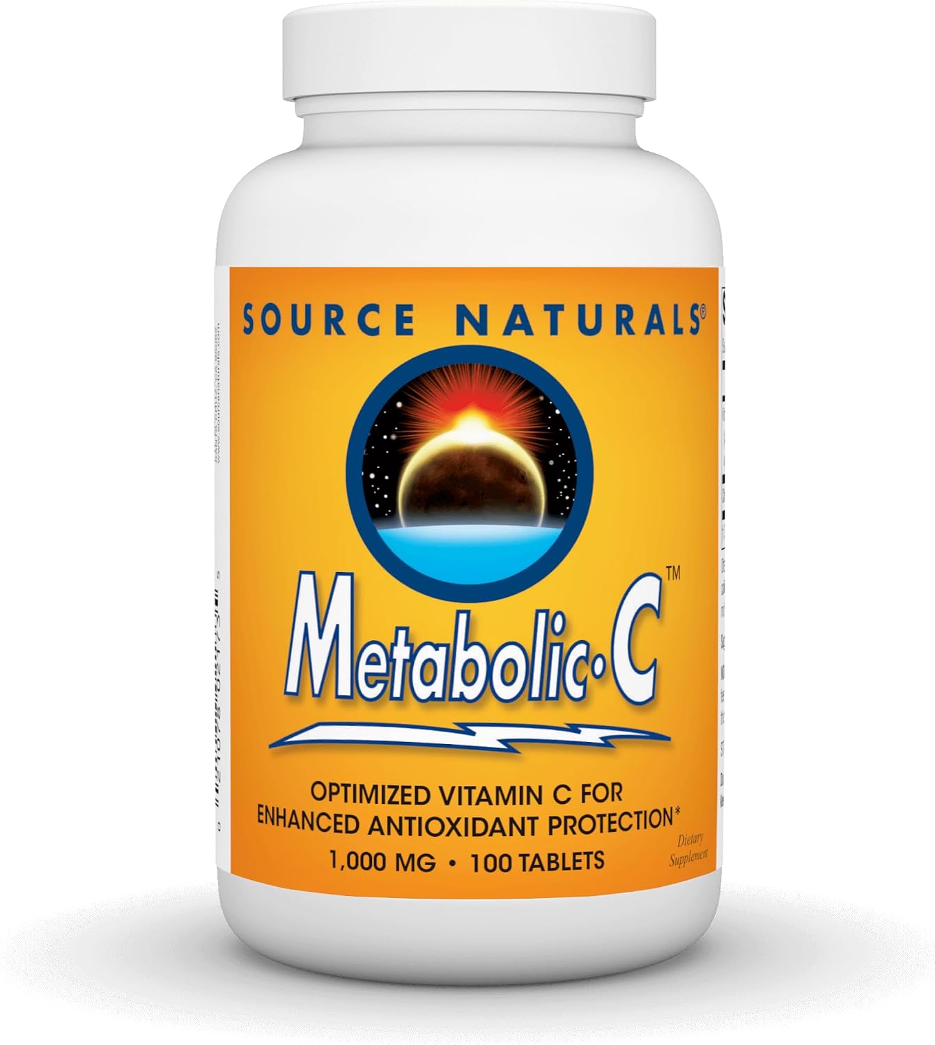 Source Naturals Metabolic C, Vitamina C Optimizada 1000 mg, 100 Comprimidos