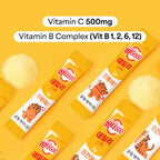 KWANGDONG Vita500 Multivitamin Powder Daily Stick - Vitamina C 500mg y Complejo B (30 Sobres)