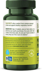 Banyan Botanicals Organic Pollen Protect – 90 Comprimidos – Apoyo Respiratorio Natural