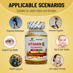 Wins Town Gominolas de Vitamina E 268mg (400 UI), Veganas, 60 Unidades