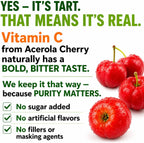 Vitamina C Natural de Acerola y Camu Camu en Polvo con Bioflavonoides - 90 Dosis