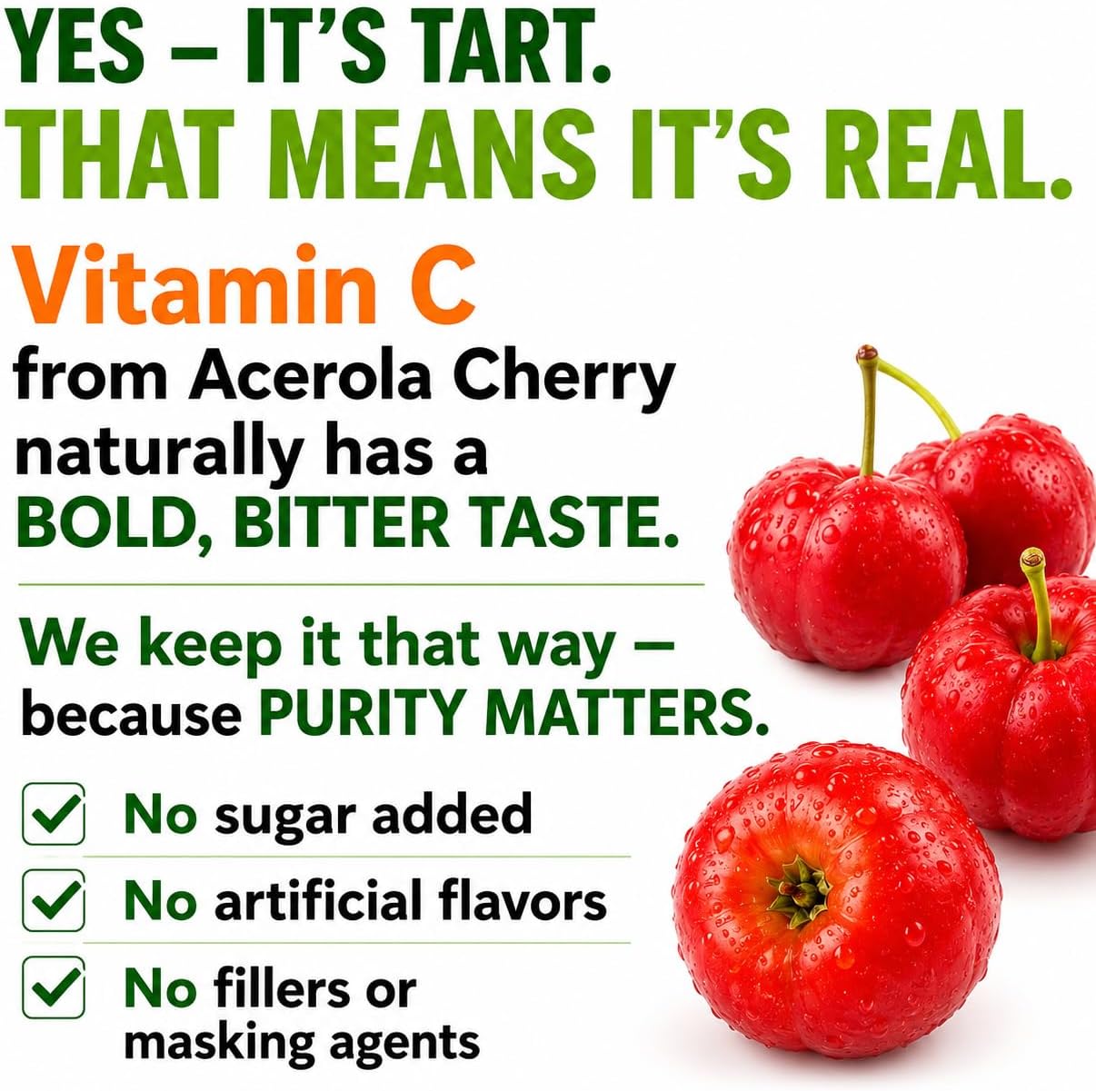 Vitamina C Natural de Acerola y Camu Camu en Polvo con Bioflavonoides - 90 Dosis