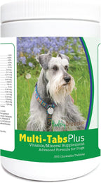 Healthy Breeds Miniature Schnauzer Multi-Tabs Plus Chewable Tablets, 365 Comprimidos
