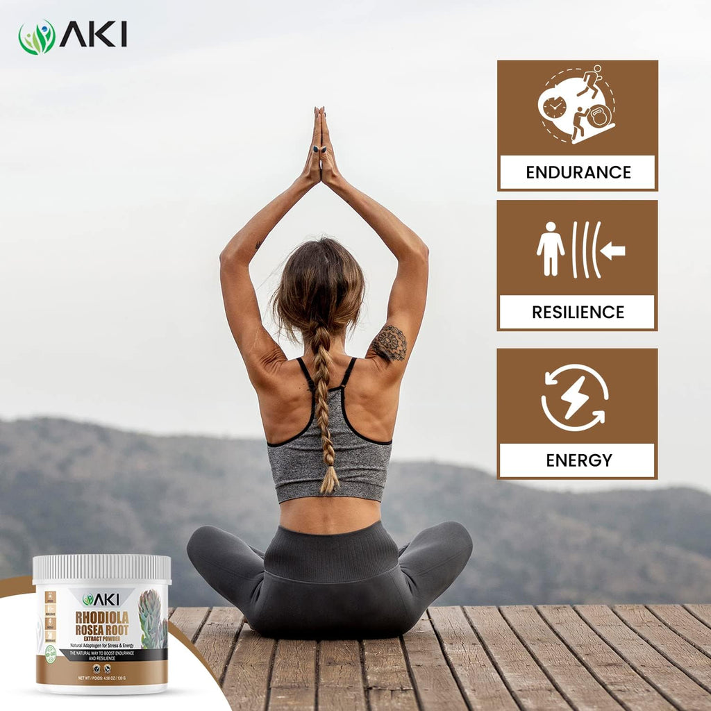 Rhodiola Rosea en Polvo (130g) - AKI