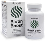 Hair Labs Biotina Boost - Suplemento de Biotina 5000 mcg con Ashwagandha y Keratina - 60 Cápsulas