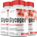 Glycogen Blood Balance Capsules, Premium All Natural Ingredients, 3 Pack