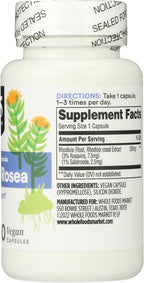 365 by Whole Foods Market, Rhodiola, 60 Cápsulas